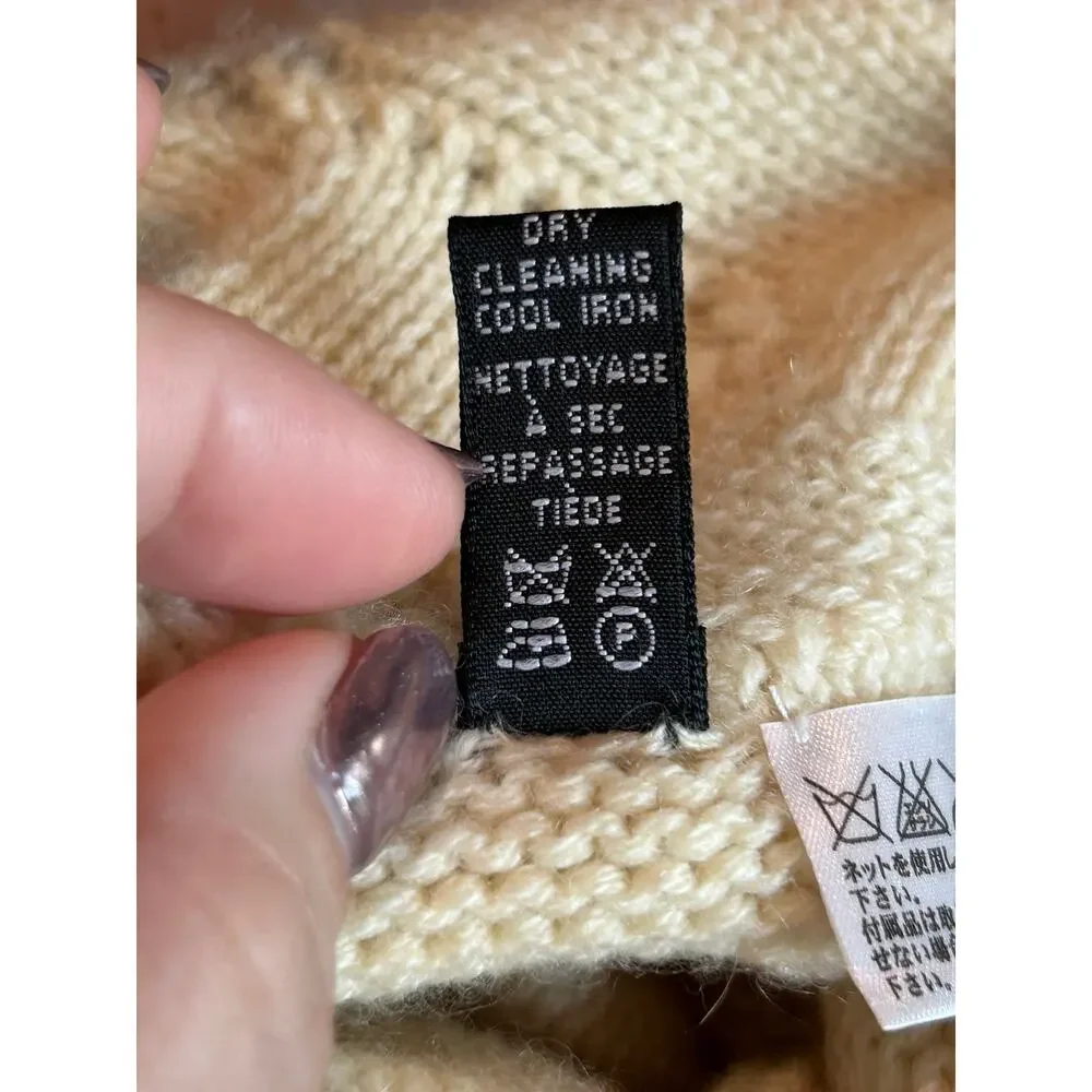 CHANEL Logo Cashmere Hat Beanie
